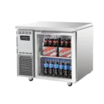 Turbo-Air-K-Series-900x700mm-1-Glass-Door-Under-Counter-Fridge-(KGR9-1-N)-Caterware
