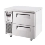 Turbo Air K-Series 900x700mm 2 Drawer Under Counter Fridge (KUR9-2D-2-N)-Caterware