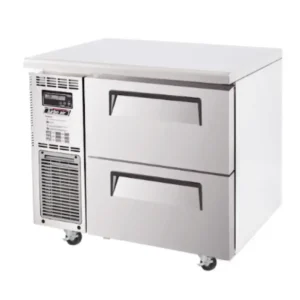 Turbo Air K-Series 900x700mm 2 Drawer Under Counter Fridge (KUR9-2D-2-N)-Caterware