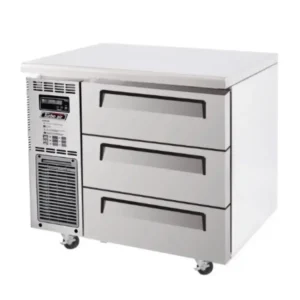 Turbo Air K-Series 900x700mm 3 Drawer Under Counter Fridge (KUR9-3D-3-N)-Caterware