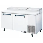 Turbo-Air-1702mm-Pizza-Prep-Table-2-Door-with-Air-Blown-Wells-(CTPR-67SD)-Caterware