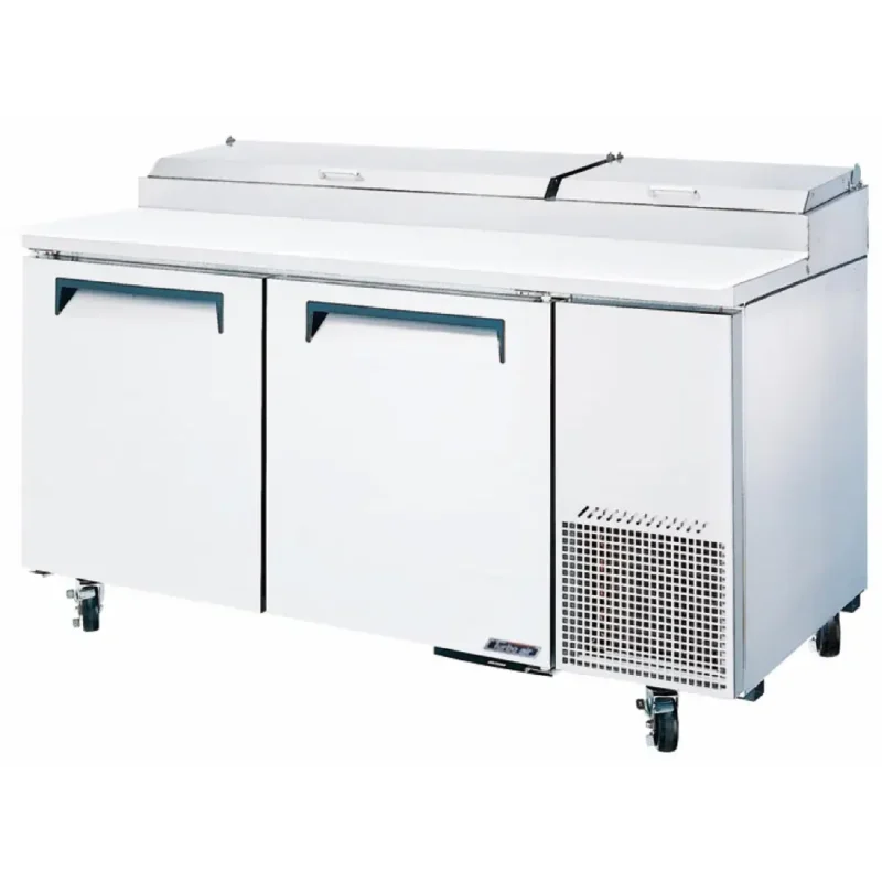 Turbo-Air-1702mm-Pizza-Prep-Table-2-Door-with-Air-Blown-Wells-(CTPR-67SD)-Caterware