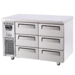 Turbo-Air-K-Series-1200mm-6-Drawer-Under-Counter-Freezer-(KUF12-3D-6-N)-Caterware