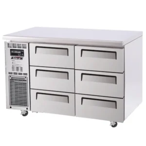 Turbo-Air-K-Series-1200mm-6-Drawer-Under-Counter-Freezer-(KUF12-3D-6-N)-Caterware