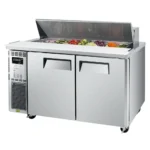 Turbo-Air-K-Series-1500mm-2-Door-Sandwich-Prep-Fridge-(KHR15-2-N)-Caterware