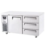 Turbo-Air-K-Series-1500mm-3-Drawer-&-1-Door-Under-Counter-Freezer-(KUF15-3D-3-N)_Caterware