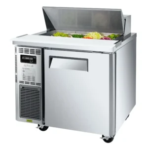 Turbo-Air-K-Series-900mm-1-Door-Sandwich-Prep-Fridge-(KHR9-1-N)-Caterware