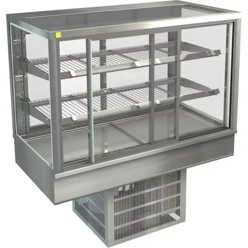 Cossiga 600mm Countertop Refrigerated Display with Sliding Doors Front & Rear (STGRF6-SD)
