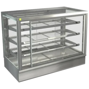 Cossiga 900mm Countertop Heated Display with Sliding Doors Front & Rear (STGHT9-SD)