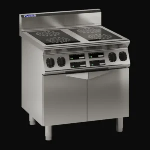 Luus 4 Zone Induction Cooktop 80cm on Stainless Cabinet (EC7-4B)