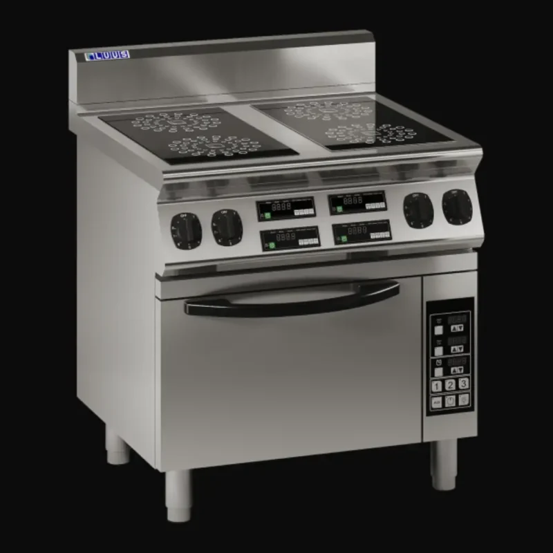 Luus 80cm 4 Zone Induction Cooktop with Electric Oven (ER7-4B)