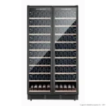 Thermaster Premium Wine Cooler 218 Bottle Capacity Dual Zone Temperatures (WB-218B)