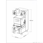 TeVera Automatic Cup Sealing Machine (CS-95B) - Image 2