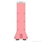 TéVera Macaron Coral Pink Milkshake & Drink Mixer (TVLB-650P) - Image 4