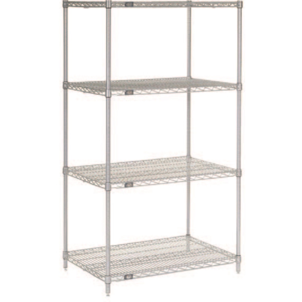 Atlas 4 Shelf Wire Shelving Kit 455mm Deep (Various Lengths)