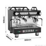 Bezzera Espresso Machine Otto DE Auto-Foamer 2 Group (Black) (BZOTTOCDEAF2B) - Image 2