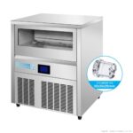 Blizzard Ice Machine Crystal Column Pro Octagonal 63kg/24hr with 25kg Storage (SIC-63R) - Image 2
