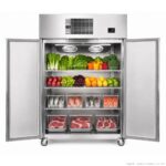 Thermaster 1000Ltr Upright Fridge 2 Door Stainless Steel Full Width (SFWC1000)