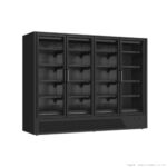 Thermaster 4 Door Aluminium-Framed Glass Multideck Display Freezer 2124Ltr (DC-250BT)