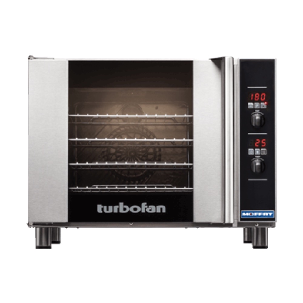 Turbofan Convection Oven Electric Takes 4x1/1GN Pans (E31D4)