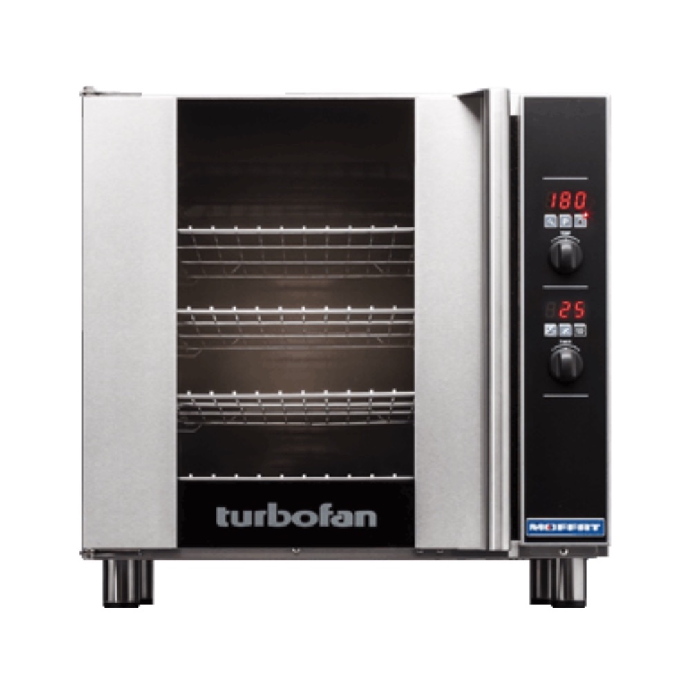 Turbofan Convection Oven Electric Takes 4x660x440mm Pans (E32D4)