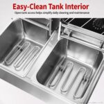 Benchstar Countertop Electric Fryer Double Tank (TEF-82KW) - Image 4