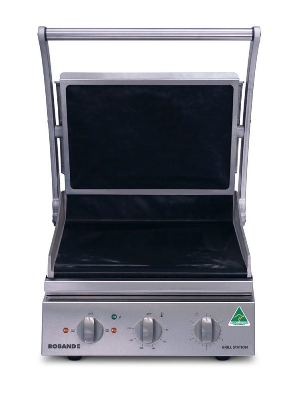 Roband Contact Grill/Toaster 6 Sandwich Smooth Teflon Coated 10Amp (GSA610ST)