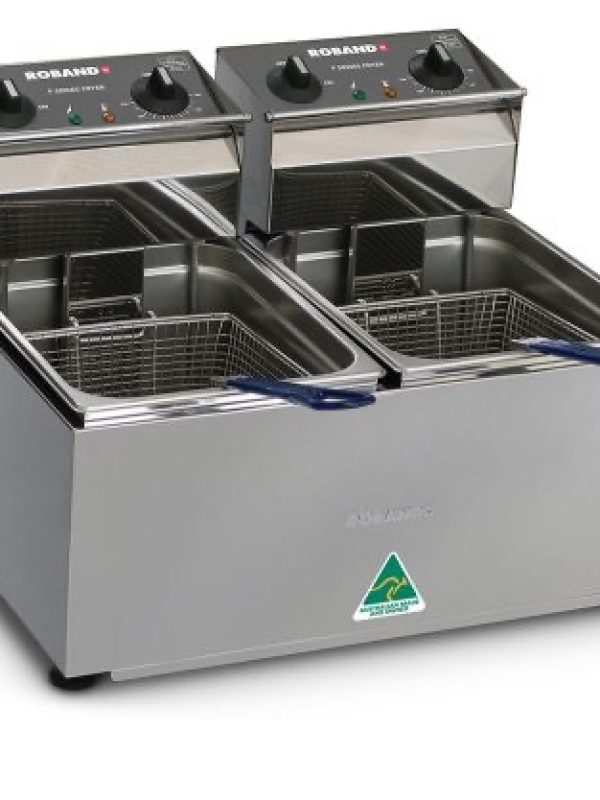 Roband Deep Fryer Counter Top F Series 2x8Ltr (F28)